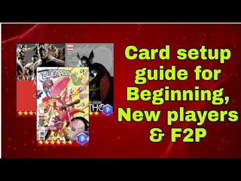 Card Setup Guide For Beginners New Players And F2P 2021 - Marvel Future Fight