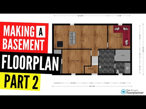 How to make a basement floorplan (Part 2 - Digital)