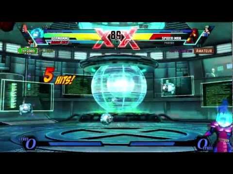 Ultimate Marvel vs Capcom 3 (PS3) -- Ranked Match Test 2 - A First Lord...Noob?