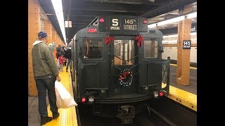 The MTA Holiday Nostalgia Train &amp; other subways across Manhattan