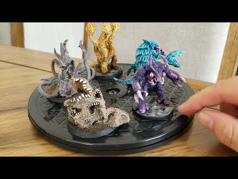 Painting the Monster Manual 6: Otyugh, Chuul, Umber Hulk, Gibbering Mouther, and Roper