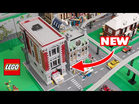 Building & Adding the LEGO Ghostbusters HQ to Brick City