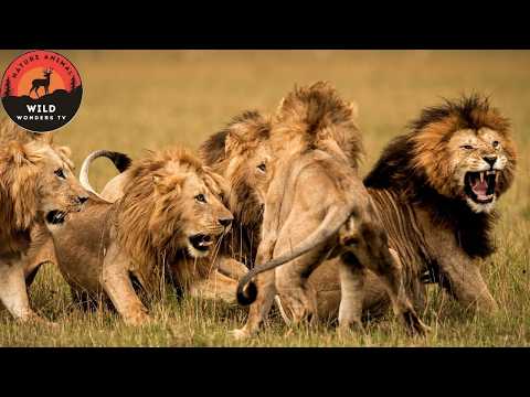 Notch and Scarface: The Lions Who Forged the Legend of the Maasai Mara #wildanimals | Wild Wonders