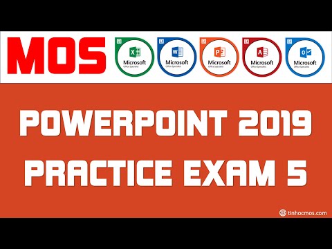 PowerPoint 2019/365 (MO-300) Practice Exam 5