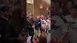 Ric Flair, Bret Hart and Medusa Awesome Moment at Wrestlecon #shorts