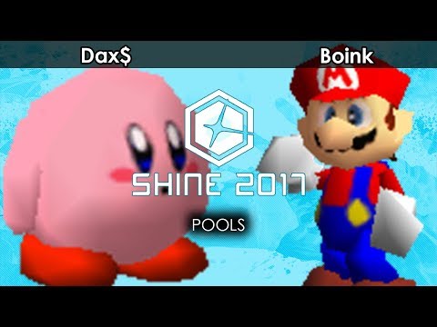 Shine 2017: Dax$ (Kirby) V Boink (Mario/Falcon) - Smash 64 | Pools