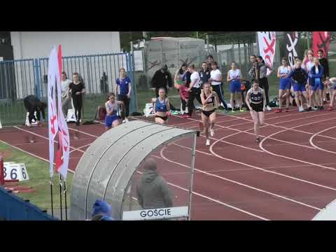 100m kobiet bieg 2 - Leszno 20220514