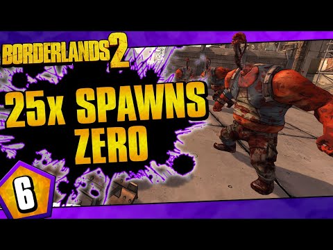 Borderlands 2 | 25x Spawns Zer0 Challenge Run | Day #6