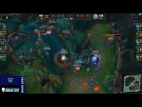 TSM vs FNC Worlds 2020 Graves Selfmade Epic Dragon Steal that stunned Biofrost and Bjergsen.