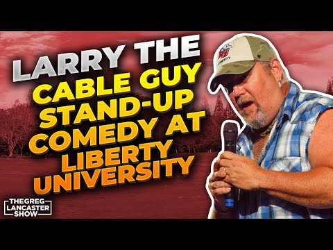 Larry The Cable Guy Stand Up Comedy at Liberty University & His Awesome Testimony  TGLS