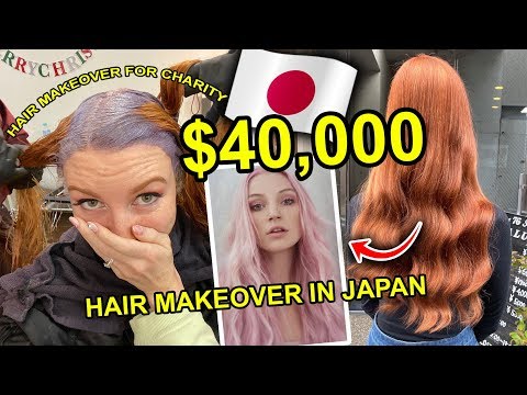 在日本把頭髮染成粉紅色做慈善活動｜第一部分｜$40,000澳洲叢林火災籌款活動。 (GETTING MY HAIR DYED PINK IN JAPAN FOR CHARITY | PART 1 | $40,000 Australian Bush Fire Fundraiser)