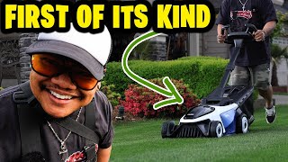 I can change the height with my phone... Not clickbait! This lawn mower also cuts at an 1" 😳