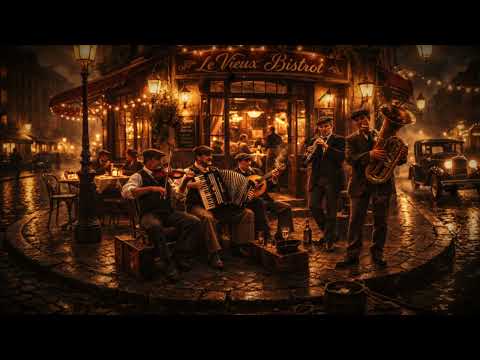 European Tango 1920s | Paris Cafe Lounge | Vintage Gramophone Sound