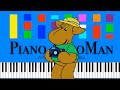 Elliot Moose Theme Song Slow Easy Medium Piano Tutorial 4K