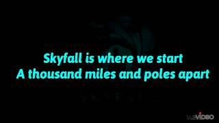 Adele - Skyfall (Lyrics On Screen) 007 Theme Song