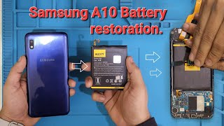 Samsung A10 Battery replacement. Samsung A10 Battery drain problem.