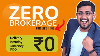 Best Intraday Broker!  The Best Zero Brokerage Trading Account {ZERO Brokerage}