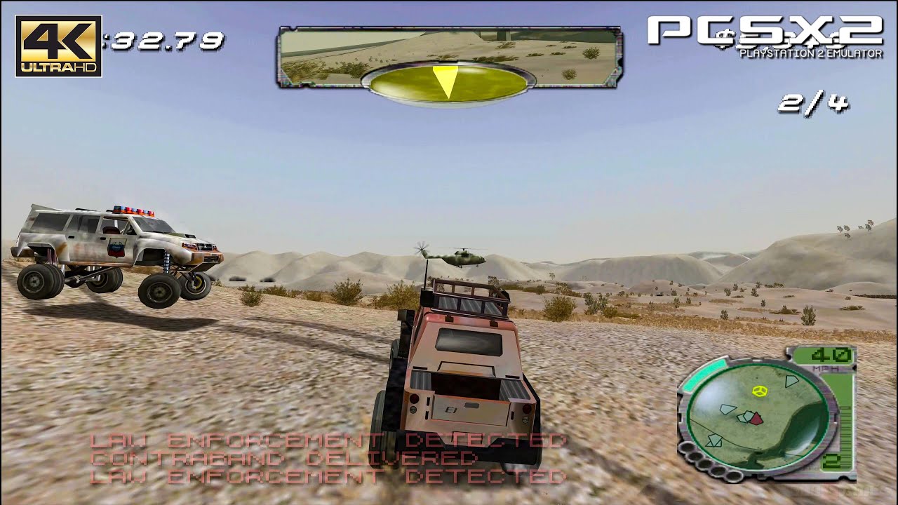 Smuggler's Run 2: Hostile Territory - PS2 Gameplay UHD 4k 2160p (PCSX2)