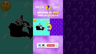 Adivina el PAÍS por la SILUETA !! 🇦🇷 🇲🇽 🇨🇴 | Edición AMÉRICA