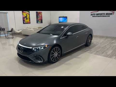 2022 MERCEDES BENZ EQS 580 PINNACLE AMG LINE 4MATIC SEDAN - STOCK#4297