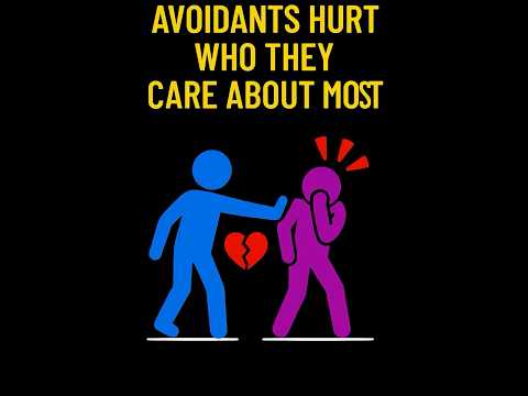 When Avoidants Push You Away, It Often Means They Love You 💔 #AvoidantAttachment #LovePsychology