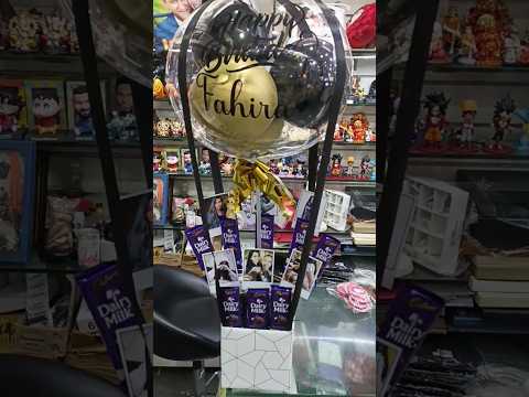 personalized Balloon Bouquet #personalizedgifts #balloonbouquet #chocolatebouquet #uniquegifts