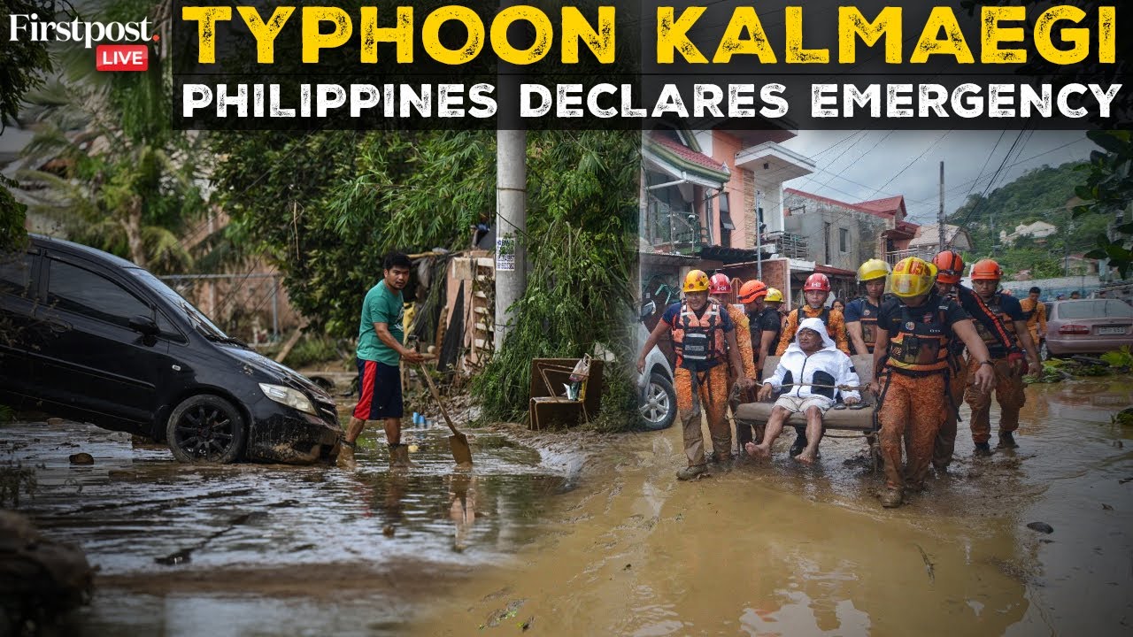 LIVE: At Least 142  Dead as Typhoon Kalmaegi Batters Philippines | Typhoon Kalmaegi Philippines