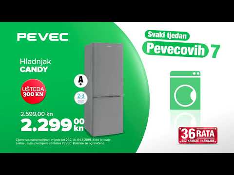 „Svaki tjedan Pevecovih 7“, ponuda vrijedi od 29.7.2019. do 4.8.2019. - spot 2