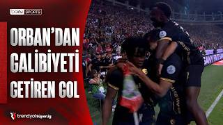 Gift Orban'dan Galibiyeti Getiren Gol | Amed SF - Trabzonspor | Trendyol Süper Lig