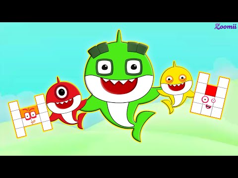 Looking for Numberblocks Puzzle Tetris NEW 1 to5 Baby Shark ASMR   Numberblocks Satisfying Video #48