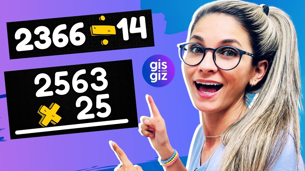 MULTIPLICAÇÃO E DIVISÃO DE NÚMEROS NATURAIS \Prof. Gis/