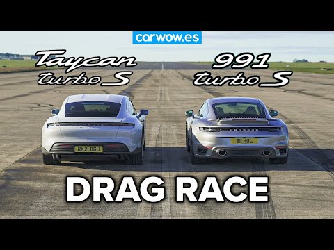 PORSCHE 911 TURBO S vs TAYCAN TURBO S – ¿CUÁL ES MÁS RÁPIDO?