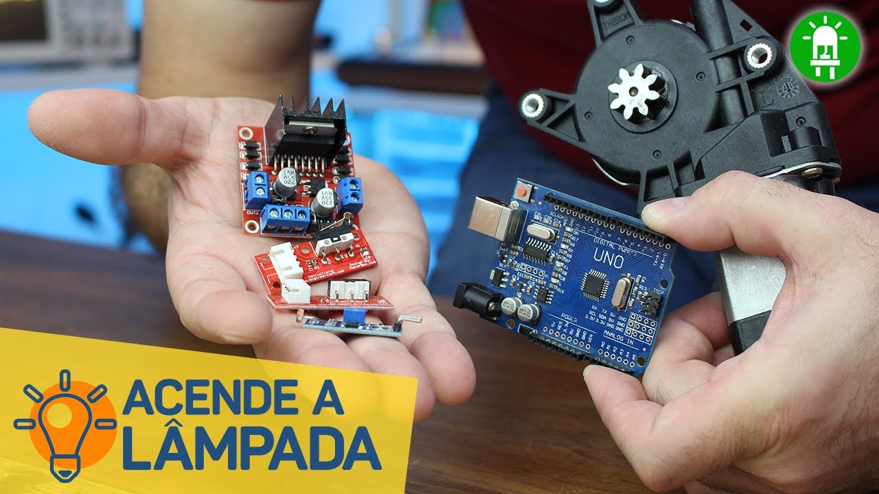 Portas, Varais e Toldos Automáticos com Arduino #ACENDEALAMPADA