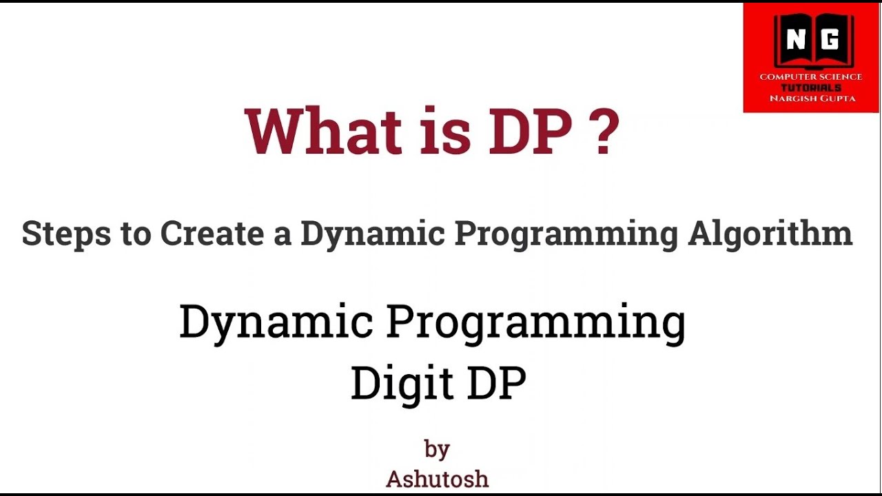 What is Dynamic Programming | Steps to Create a DP Algorithm | Dynamic Programming Program
