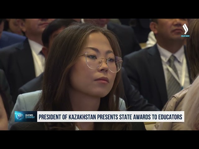 President of Kazakhstan presents state awards to educators