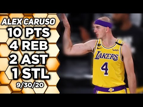 ALEX CARUSO DISMANTLES THE HEAT | LAKERS VS HEAT NBA FINALS GAME 1 - FULL ALEX CARUSO HIGHLIGHTS
