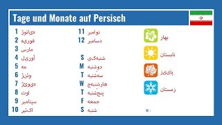 Tage und Monate auf Persisch