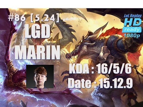 15.12.9 LGD Gaming Marin(in Na) Top Lane Renekton(vs Riven) Hardcarry [1080p]#86