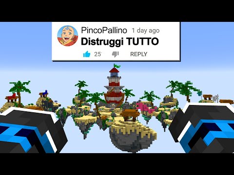HO DISTRUTTO TUTTO NELLE BEDWARS IN CREATIVA - MINECRAFT ITA