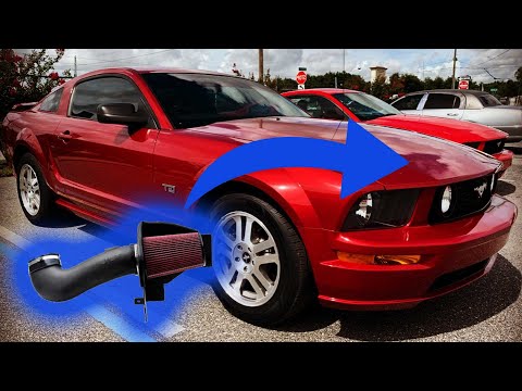 How To Install a Cold Air Intake on a Mustang GT 2005-2010 EASY!