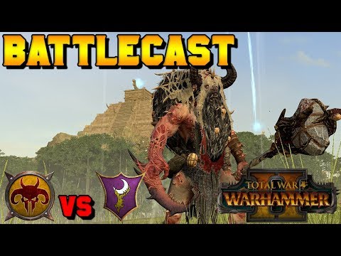 THE HOOVES AT MIDNIGHT Beastmen vs. Dark Elf Multiplayer Battle | Total War: Warhammer 2