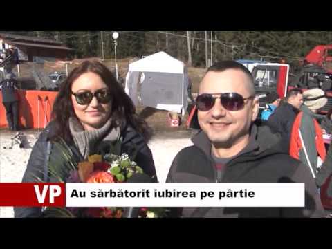 Au sărbătorit iubirea pe pârtie
