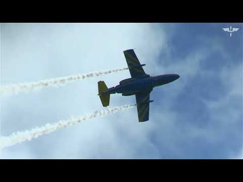 SAAB 105 SK 60 Display - Malmö - 22-06-18 (High Quality Audio)