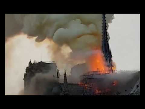В Париже горит собор Нотр-Дам, Notre-Dame De Paris, #ГалкинTV