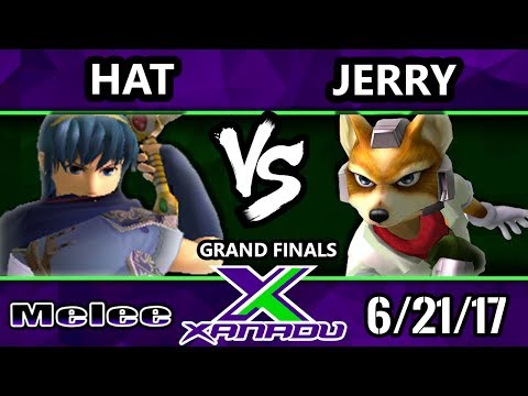 S@X 207 - Hat (Marth) Vs. Jerry (Fox) - Smash Melee Grand Finals - SSBM