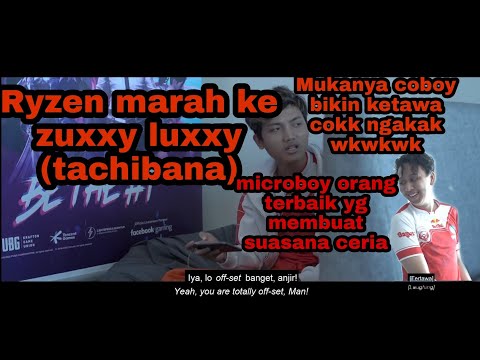 RYZEN MARAH KE ZUXXY LUXXY(TACHIBANA) ZUXXY MINTA MAAF DAN MICROBOY BUAT SUASANA CERIA LAGI KERENNN