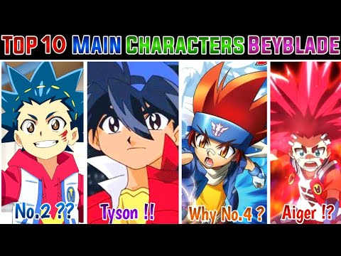 Ranking Top 10 Best Main Characters In Beyblade History 🤩  | OG | Metal | Burst  #beyblade AFS