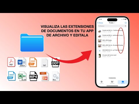Cómo mostrar las extensiones de archivo en la aplicación Archivos en iPhone y iPad
