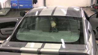 How to Tint a Mustang Back Window