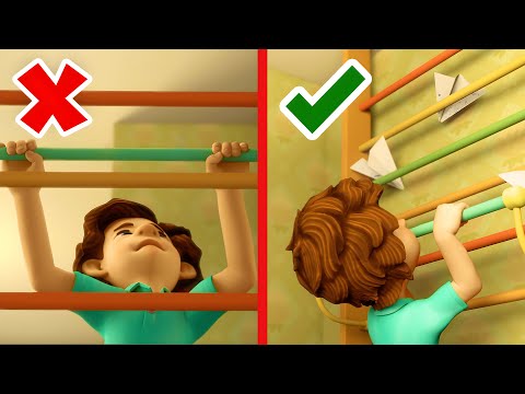 Tom Thomas' Big Workout 💪🏻 Can he do a pull-up? | The Fixies | Educational Animation for Kids - Kingdom Kids Zone, Little Learners - The Fixies